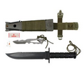 Deluxe Jungle Survival Kit Knife